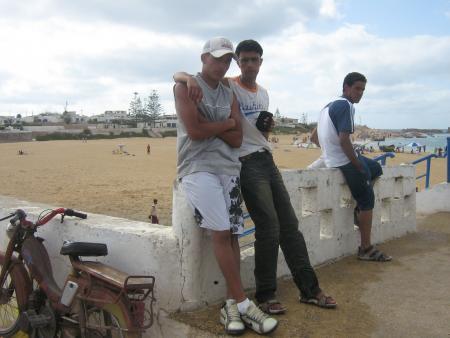 mon amie abdellah et le moto r1